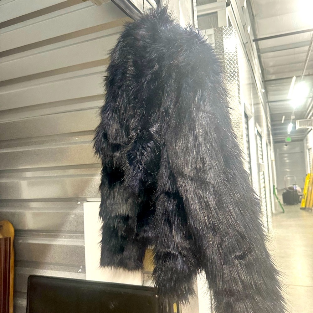 Women’s Blue Faux Fur